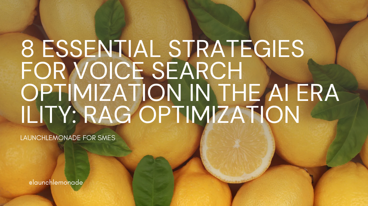 LaunchLemonade tools to help with RAG Optimization